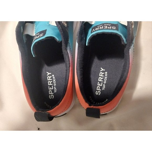 Sperry Top Sider  Multicolor  Sneakers Girls Size Four Children's Super Cute - Picture 4 of 4